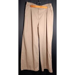 BCBGeneration Brown High Rise Wide Leg Trousers Women’s Large Dress Pants